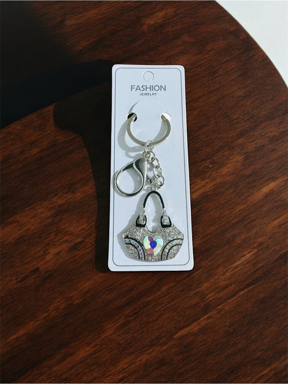 Iridescent Purse Bag Charm & Keychain